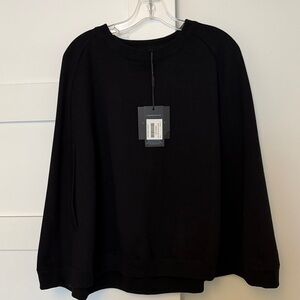 Cynthia Rowley Women's Black Capelet Sweater